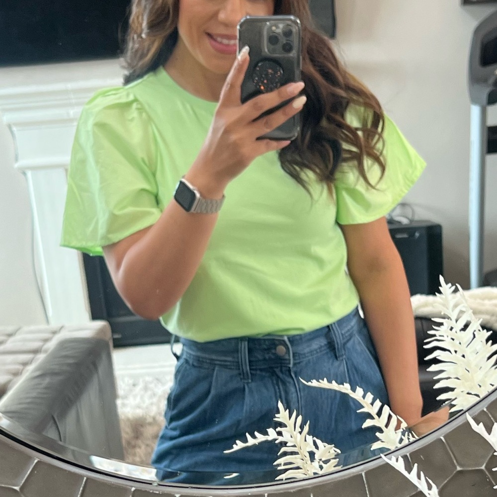 Women's KTW Puff Elbow
Sleeve T-Shirt - A New Day™
Lime Green XS